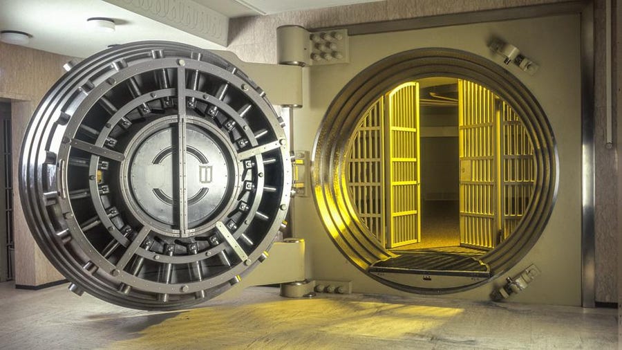 Open vault door symbolizing investment readiness