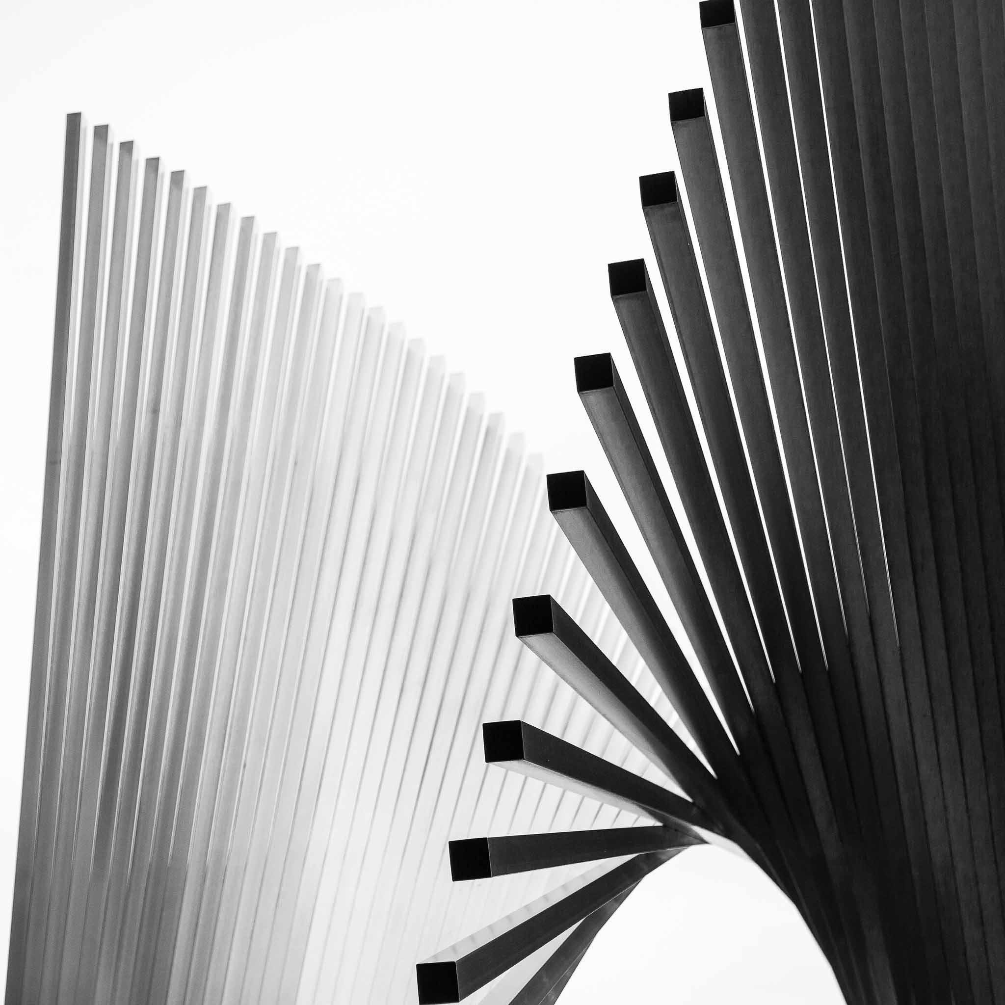 Architectural spiral symbolizing growth and momentum